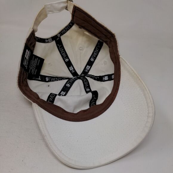 WOW! Slideback Hat White OSFM Embroidered 6 Panel New Era 9Twenty - Picture 6 of 8
